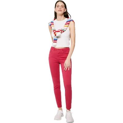 6835433 Springfield Dżinsy Slim Cropped, Fioletowy, Liliowy, 36 6835433 Springfield Dżinsy Slim Cropped, Fioletowy, Liliowy, 36