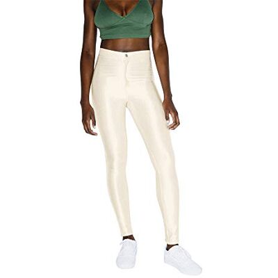 RSAAH300W American Apparel Damskie legginsy dyskotekowe, Perła, M RSAAH300W American Apparel Damskie legginsy dyskotekowe, Perła, M