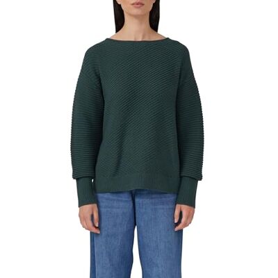 2170430 s.Oliver Teksturowany sweter z dzianiny oversize z prążkowanymi ściągaczami, Niebieski zielony, 46 2170430 s.Oliver Teksturowany sweter z dzianiny oversize z prążkowanymi ściągaczami, Niebieski zielony, 46
