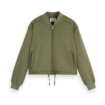 179640 Scotch & Soda Tencel Jersey Bomber, Washed Military 335, M 179640 Scotch & Soda Tencel Jersey Bomber, Washed Military 335, M