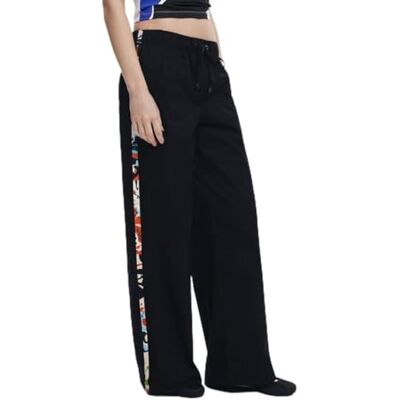 25SWPW19 Desigual Dżinsy Pant_Paisley_Lacroix damskie, Czarny (Black), S 25SWPW19 Desigual Dżinsy Pant_Paisley_Lacroix damskie, Czarny (Black), S