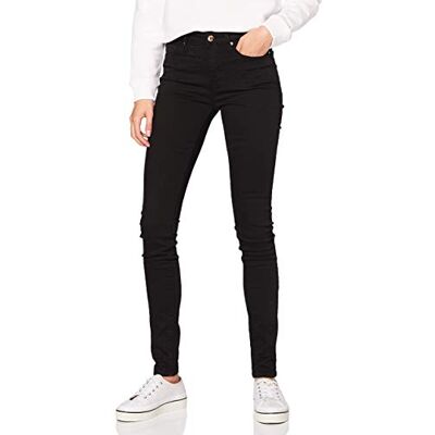 WW0WW22051 Tommy Hilfiger Damskie dżinsy Heritage Como Skinny RW Stretch, Czarny (Masters Black), 29W / 28L WW0WW22051 Tommy Hilfiger Damskie dżinsy Heritage Como Skinny RW Stretch, Czarny (Masters Black), 29W / 28L