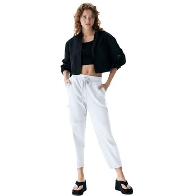 83255-6089-11213 LTB Jeans Posama damskie spodnie cargo, biały, XS 83255-6089-11213 LTB Jeans Posama damskie spodnie cargo, biały, XS