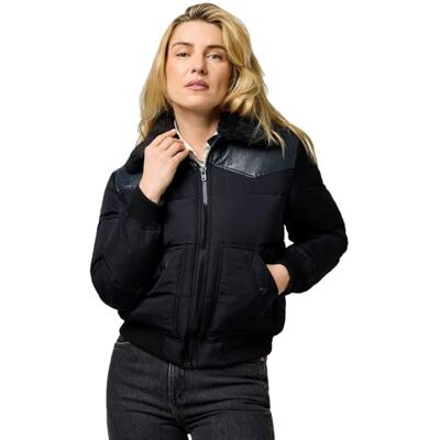 W42Y Wrangler WESTERN PUFFER, Black I, S W42Y Wrangler WESTERN PUFFER, Black I, S