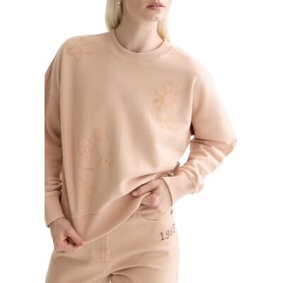 U9E01114T Scotch & Soda Bluza z kapturem All Over Velvet Pattern Bluza, Rose Dust V654, S dla kobiet, Kolor różowy, S U9E01114T Scotch & Soda Bluza z kapturem All Over Velvet Pattern Bluza, Rose Dust V654, S dla kobiet, Kolor różowy, S