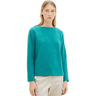 1039278 TOM TAILOR Bluza damska, 32402 Ever Green Melange, L 1039278 TOM TAILOR Bluza damska, 32402 Ever Green Melange, L