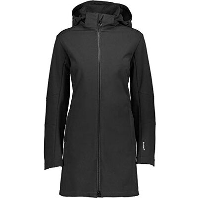 3A08326 CMP Damska parka z kapturem, czarny, XXXXXL 3A08326 CMP Damska parka z kapturem, czarny, XXXXXL