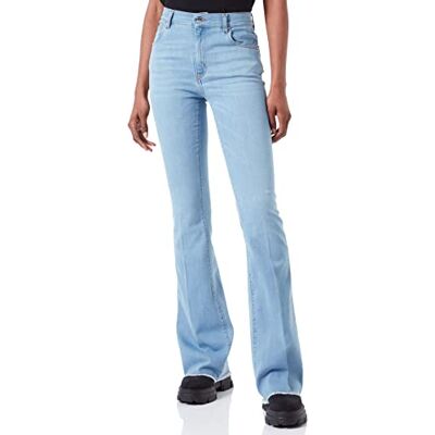W Q 468 84 S 3979 Love Moschino Damskie Spodnie Casual, Lekki niebieski Denim, 27 W Q 468 84 S 3979 Love Moschino Damskie Spodnie Casual, Lekki niebieski Denim, 27
