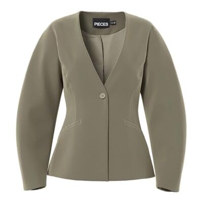 17162404-4899712 PIECES Pckamil Ls Fitted Blazer Noos Bc, Overland Trek, XS 17162404-4899712 PIECES Pckamil Ls Fitted Blazer Noos Bc, Overland Trek, XS