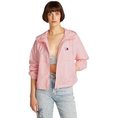 DW0DW20672 Tommy Jeans Damska kurtka wiatrówka TJW ESSENTIAL WINDBREAKER EXT, różowa, XL, Różowy (szlachetny róż), XL DW0DW20672 Tommy Jeans Damska kurtka wiatrówka TJW ESSENTIAL WINDBREAKER EXT, różowa, XL, Różowy (szlachetny róż), XL