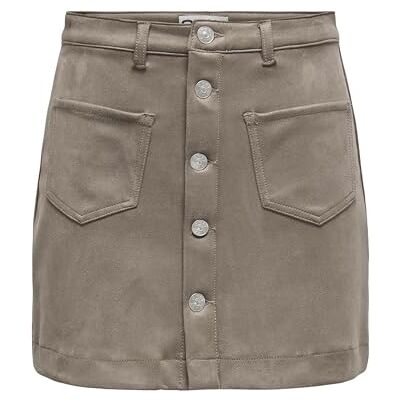15351289-4786460 Only Onlamazing-Stina Faux Suede Skirt PNT, Walnut, XXL 15351289-4786460 Only Onlamazing-Stina Faux Suede Skirt PNT, Walnut, XXL