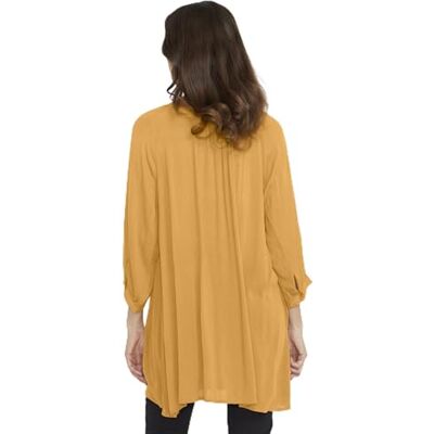 501030 KAFFE Damska bluza z długim rękawem, Golden Apricot, 40 501030 KAFFE Damska bluza z długim rękawem, Golden Apricot, 40