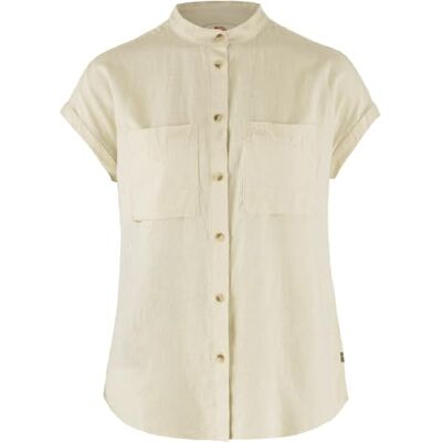 F14600160 Fjällräven 14600160-113 Övik Hemp Shirt SS W Shirt damska Chalk White rozmiar XL, biały halk, XL F14600160 Fjällräven 14600160-113 Övik Hemp Shirt SS W Shirt damska Chalk White rozmiar XL, biały halk, XL