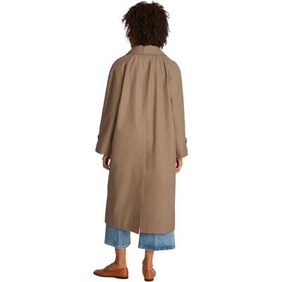 WW0WW44412GW9XS-S Tommy Hilfiger Damski bawełniany nylon MAC WW0WW44412, Brązowy (Tundra Brown), XS WW0WW44412GW9XS-S Tommy Hilfiger Damski bawełniany nylon MAC WW0WW44412, Brązowy (Tundra Brown), XS