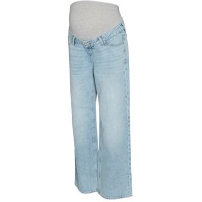 20021574-4675537 Vero Moda Maternity Vmmtessa Wide Jeans Ra339 Ga Noos, jasnoniebieski (light blue denim), 30W / 32L 20021574-4675537 Vero Moda Maternity Vmmtessa Wide Jeans Ra339 Ga Noos, jasnoniebieski (light blue denim), 30W / 32L