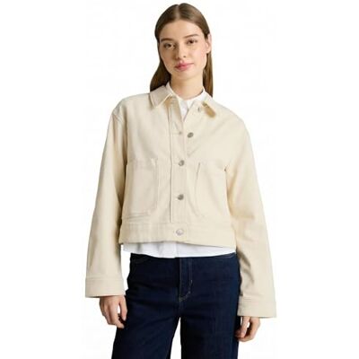 1049758 TOM TAILOR Denim Damska kurtka dżinsowa , 10106-Raw Offwhite Denim, XS 1049758 TOM TAILOR Denim Damska kurtka dżinsowa , 10106-Raw Offwhite Denim, XS
