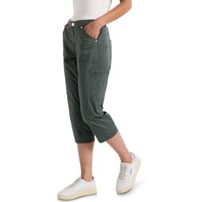 3715563 Street One Damskie satynowe spodnie 3/4 z kieszeniami, Marshy Green, 46 3715563 Street One Damskie satynowe spodnie 3/4 z kieszeniami, Marshy Green, 46
