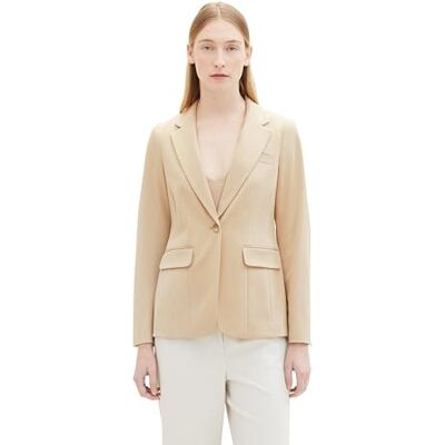1040327 TOM TAILOR Damska marynarka, 11485 – Sandy Beige, 34 1040327 TOM TAILOR Damska marynarka, 11485 – Sandy Beige, 34