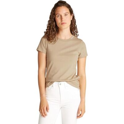 J20J225540PF0XL Calvin Klein Koszulka damska S/S, Szary (biały pieprz), XL J20J225540PF0XL Calvin Klein Koszulka damska S/S, Szary (biały pieprz), XL