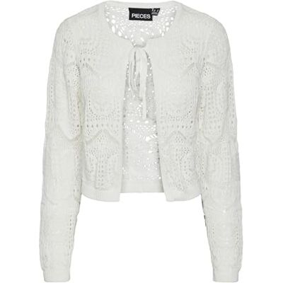 17150527 PIECES Damski kardigan Pcklina Ls Knit, Cloud Dancer, S 17150527 PIECES Damski kardigan Pcklina Ls Knit, Cloud Dancer, S