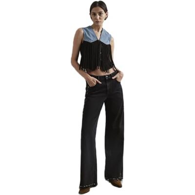 8684434854686 Mavi Rebecca Jeans Studded Smoke Denim, 28 W/32 L damskie 8684434854686 Mavi Rebecca Jeans Studded Smoke Denim, 28 W/32 L damskie