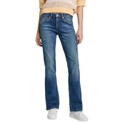 PL204732HV4 Pepe Jeans Dżinsy damskie, Niebieski (Denim-hv4), 25W / 32L PL204732HV4 Pepe Jeans Dżinsy damskie, Niebieski (Denim-hv4), 25W / 32L