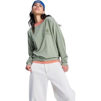 ERJFT05067-gld0 Roxy Sweter polarowy SURFING BY MOONLIGHT damski zielony ERJFT05067-gld0 Roxy Sweter polarowy SURFING BY MOONLIGHT damski zielony