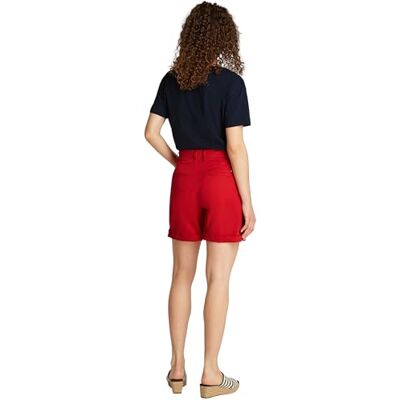 WW0WW42457XLD44 TOMMY HILFIGER Damskie spodenki CO BLEND GMD CHINO WW0WW42457, czerwone, 44, Czerwony (średni czerwony), 70 WW0WW42457XLD44 TOMMY HILFIGER Damskie spodenki CO BLEND GMD CHINO WW0WW42457, czerwone, 44, Czerwony (średni czerwony), 70