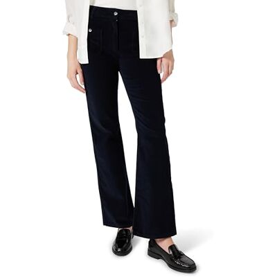 232P-PELLEY Caroll Spodnie Bootcut, granatowy, 34 232P-PELLEY Caroll Spodnie Bootcut, granatowy, 34