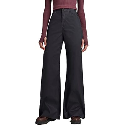 D22591-D194-D301 G-STAR RAW Deck Ultra High Wide Leg Dżins Kobiety, Czarny (Caviar D194-d301), 25W / 30L D22591-D194-D301 G-STAR RAW Deck Ultra High Wide Leg Dżins Kobiety, Czarny (Caviar D194-d301), 25W / 30L