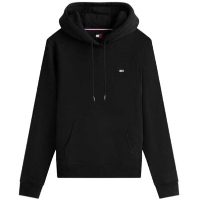 DW0DW19958BDSXS Tommy Jeans Damska bluza z kapturem TJW REG S FLAGA DW0DW19958BDS002, czarna (czarna), XS, czarny (czarny), XS DW0DW19958BDSXS Tommy Jeans Damska bluza z kapturem TJW REG S FLAGA DW0DW19958BDS002, czarna (czarna), XS, czarny (czarny), XS