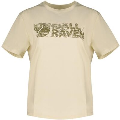 14600165-113 Fjällräven Lush Logo T-shirt W Koszulka Kobiety, biały halk, M EU 14600165-113 Fjällräven Lush Logo T-shirt W Koszulka Kobiety, biały halk, M EU