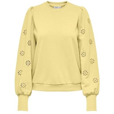 15315687-4986511 ONLY Onlfemme L/S Ub SWT Noos, Lemon Meringue, S 15315687-4986511 ONLY Onlfemme L/S Ub SWT Noos, Lemon Meringue, S