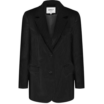 15311367-4769963 Onlreina L/S Pinstripe Blazer TLR, czarny, 42 15311367-4769963 Onlreina L/S Pinstripe Blazer TLR, czarny, 42