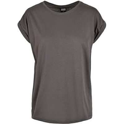TB771 Urban Classics Women -Ladies Extended Shoulder Tee Darkshadow S TB771 Urban Classics Women -Ladies Extended Shoulder Tee Darkshadow S