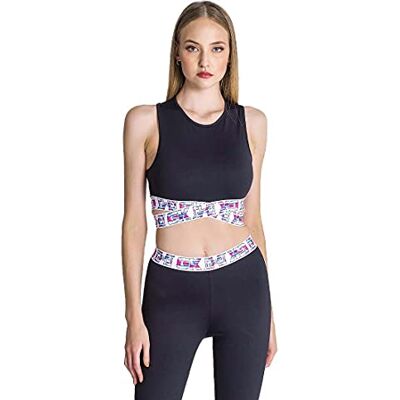 GKW002374 Gianni Kavanagh Damska kamizelka Black Gk Play Crop-top Fashion, czarny, L GKW002374 Gianni Kavanagh Damska kamizelka Black Gk Play Crop-top Fashion, czarny, L