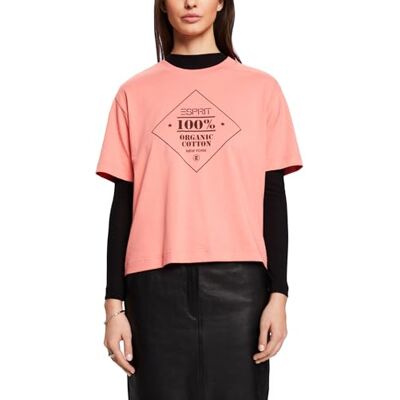 123EE1K315 ESPRIT T-shirt damski, 670/różowy, XS 123EE1K315 ESPRIT T-shirt damski, 670/różowy, XS