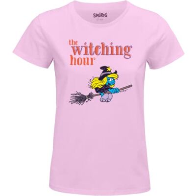 WOSMURFTS016 Les Smerfy T-Shirt, różowy, XXL Kobiety, Różowy, XXL WOSMURFTS016 Les Smerfy T-Shirt, różowy, XXL Kobiety, Różowy, XXL