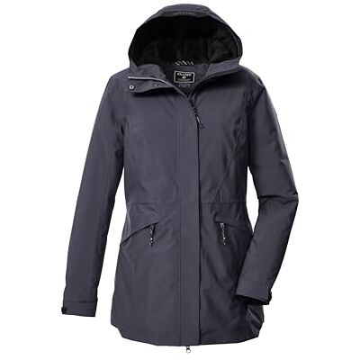 43307-000 killtec Kobiety Parka outdoorowa/funkcjonalna parka z kapturem KOW 19 WMN PRK, metall, 44, 43307-000 killtec Kobiety Parka outdoorowa/funkcjonalna parka z kapturem KOW 19 WMN PRK, metall, 44,