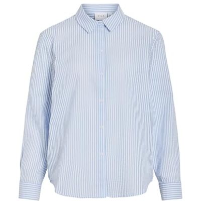 14107218-4756444 Vila Damska koszulka Vicoralina Stripe L/S, Snow White, 36 14107218-4756444 Vila Damska koszulka Vicoralina Stripe L/S, Snow White, 36