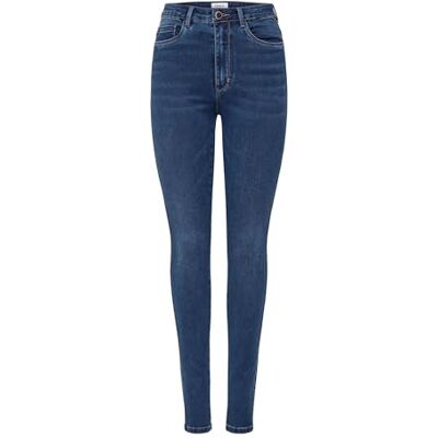 15181725-Dark Blue Denim ONLY Dżinsy damskie skinny, Niebieski (ciemnoniebieski dżins ciemnoniebieski denim), 58/S 15181725-Dark Blue Denim ONLY Dżinsy damskie skinny, Niebieski (ciemnoniebieski dżins ciemnoniebieski denim), 58/S