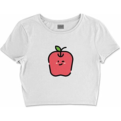 BDWTSWI-100466-L Bona Basics, Damski T-shirt basic, z nadrukiem cyfrowym, 100 bawełny, biały, swobodny, damski top, rozmiar: L, biały, L Krótki BDWTSWI-100466-L Bona Basics, Damski T-shirt basic, z nadrukiem cyfrowym, 100 bawełny, biały, swobodny, damski top, rozmiar: L, biały, L Krótki