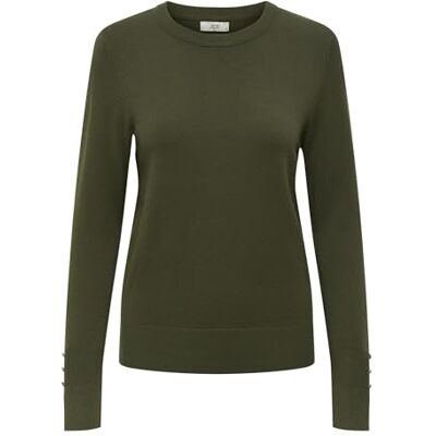 15312026-4815109 Jdy malou L/S On Button sweter KNT Noos, zielony (Ivy Green), XXL 15312026-4815109 Jdy malou L/S On Button sweter KNT Noos, zielony (Ivy Green), XXL