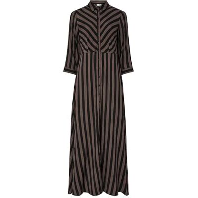 26022663-4966469 Yassavanna Long Shirt Dress S. Noos, czekoladowobrązowy, XXL 26022663-4966469 Yassavanna Long Shirt Dress S. Noos, czekoladowobrązowy, XXL