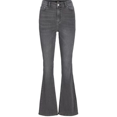 12260681 Jack&Jones JXTURIN Bootcut HW Jeans C7058 DNM, szary denim, 31W / 32L 12260681 Jack&Jones JXTURIN Bootcut HW Jeans C7058 DNM, szary denim, 31W / 32L