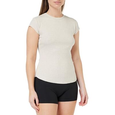 10217723 Sloggi Koszulka damska Go Ribbed, Połączenie szarej kombinacji., M 10217723 Sloggi Koszulka damska Go Ribbed, Połączenie szarej kombinacji., M