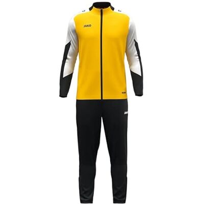 M9170 JAKO Unisex kombinezon poliestrowy Dynamic, żółty/biały/czarny, XXL M9170 JAKO Unisex kombinezon poliestrowy Dynamic, żółty/biały/czarny, XXL