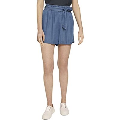 1026331 TOM TAILOR Denim Damski Szorty relaksacyjne , 10118 Used Light Stone Blue Denim, XS 1026331 TOM TAILOR Denim Damski Szorty relaksacyjne , 10118 Used Light Stone Blue Denim, XS
