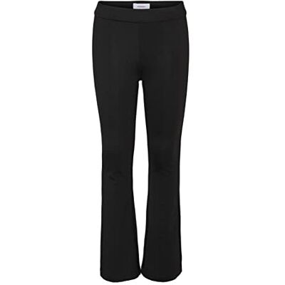 10286325 VERO Moda Vmluccakamma Mw Flared Pant Girl Noos damskie spodnie czarne, rozmiar 22, Czarny, 22 10286325 VERO Moda Vmluccakamma Mw Flared Pant Girl Noos damskie spodnie czarne, rozmiar 22, Czarny, 22