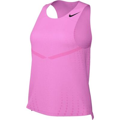 DM7551 Nike Damski W Nk Dfadv Aroswft Singlet T-Shirt, Pinksicle/Black, M DM7551 Nike Damski W Nk Dfadv Aroswft Singlet T-Shirt, Pinksicle/Black, M